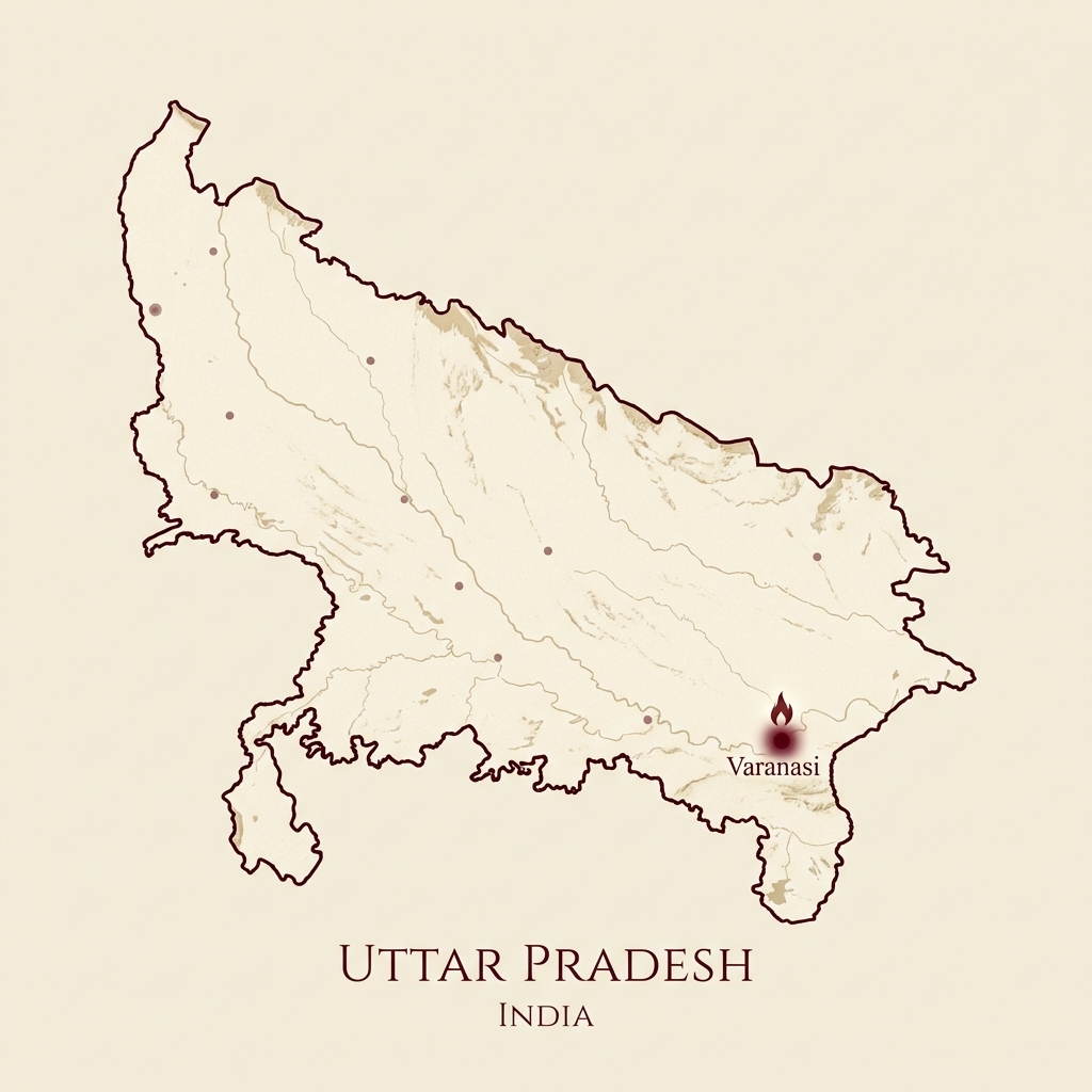 Spirit of Varanasi - Map